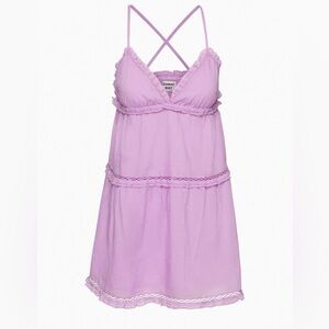 Sunday Best Angela purple tiered strappy dress amethyst purple 37598